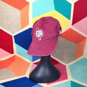 Adidas Texas A&M‎ Hat Adult Small/Medium Maroon Stretch Fitted  Cap